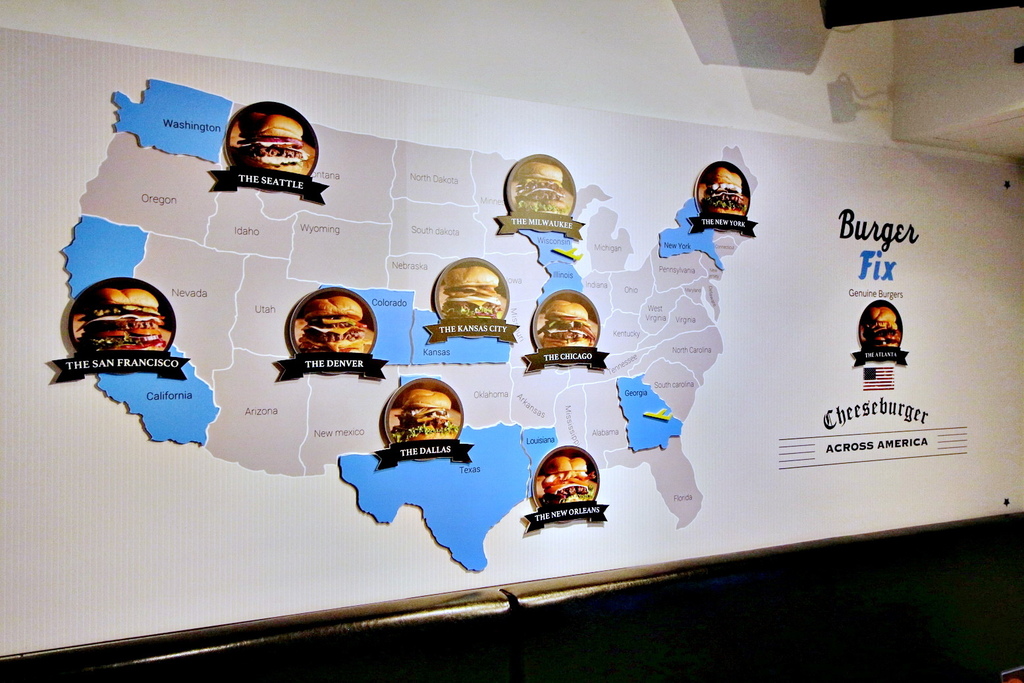 國賓飯店,美式漢堡專門店,Burger Fix,CheeseBurger Across America,美式大漢堡,