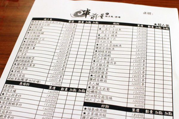 【台北】串前屋-份量大,像在家裡吃燒烤般的居酒屋-中山國小捷運站