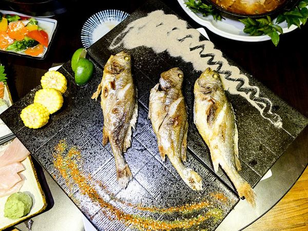 【桃園日式】樂燔日式創意料理‬-10人精緻合菜料理，共10道料理，一人才$600起，宴客最佳選擇．平價日料/桃園中正路美食/生魚片/握壽司