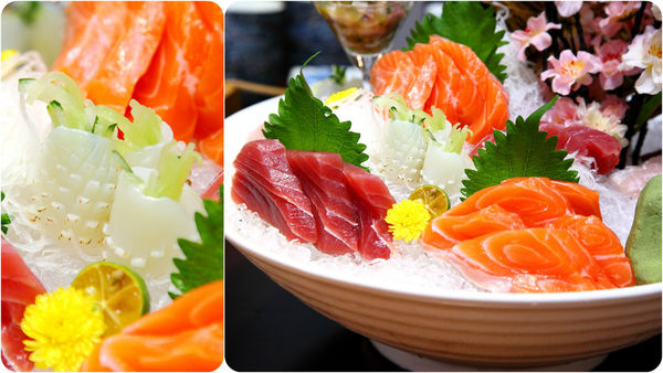 【桃園日式】樂燔日式創意料理‬-10人精緻合菜料理，共10道料理，一人才$600起，宴客最佳選擇．平價日料/桃園中正路美食/生魚片/握壽司