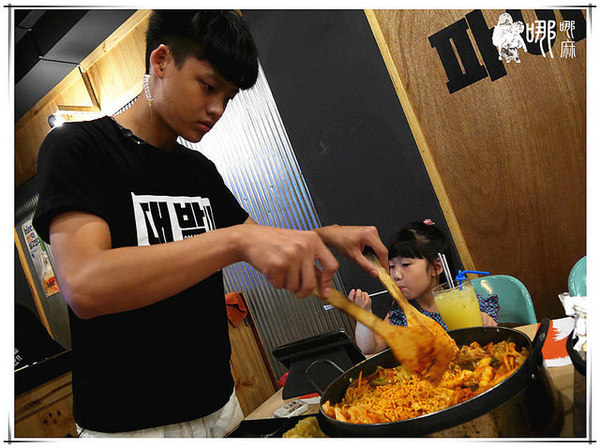 OMAYA(桃園莊敬店):【桃園 韓式料理】春川炒雞創始店在桃園~滿滿起司搭上酸辣韓式炒雞,還有可愛的棉花糖泡泡