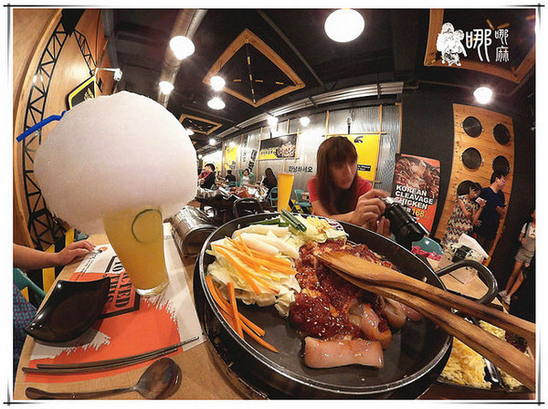 OMAYA(桃園莊敬店):【桃園 韓式料理】春川炒雞創始店在桃園~滿滿起司搭上酸辣韓式炒雞,還有可愛的棉花糖泡泡
