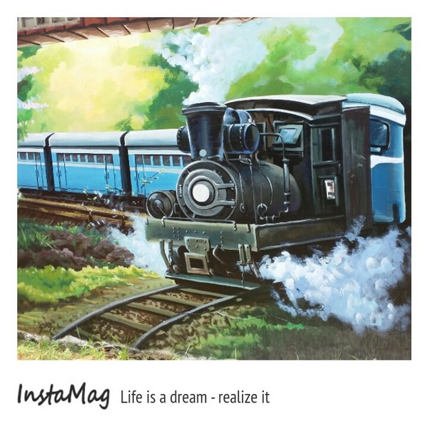 二崙鄉湳仔社區鐵道文化3D彩繪：【雲林景點】雲林二崙鄉湳仔社區~鐵道文化3D彩繪