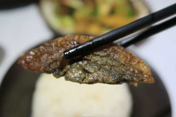 中原客棧：[試吃]台北 捷運南京三民站 中原客棧~炸皮蛋X臭豆腐X客家小炒之武俠菜