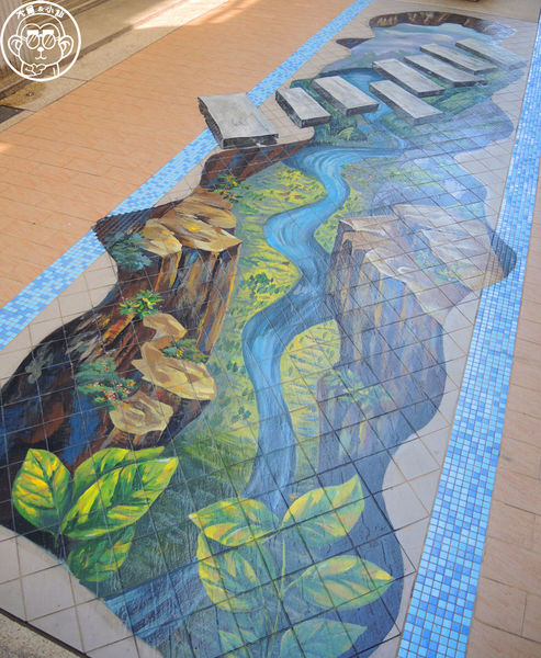 國王社區3D立體彩繪:作伙來企投【台中沙鹿・國王社區3D地景彩繪】立體互動彩繪社區