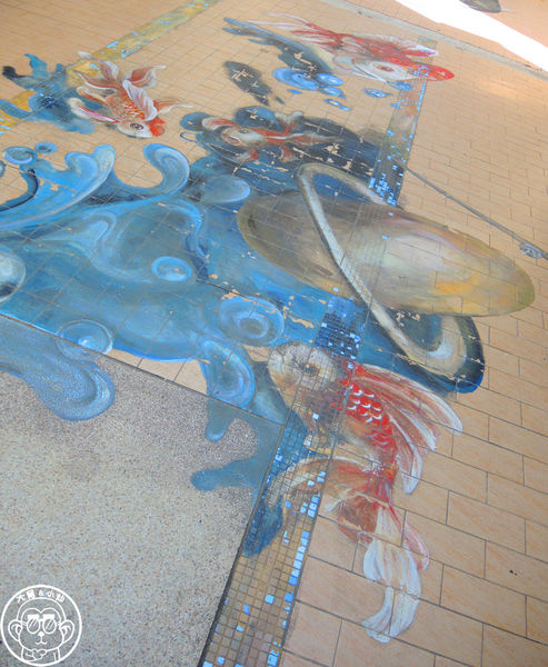 國王社區3D立體彩繪:作伙來企投【台中沙鹿・國王社區3D地景彩繪】立體互動彩繪社區