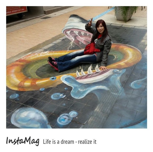 國王社區3D立體彩繪：【台中景點】國王社區3D立體彩繪