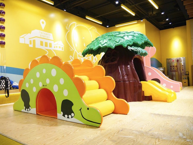 │台北親子餐廳│Citylink南港店-象園咖啡廳。超人氣限量小象推車