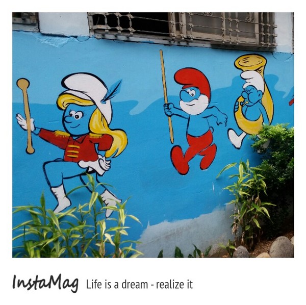 嘉義市民生北路215巷童畫秘巷：【嘉義景點】童年的快樂卡通時光~嘉義民生社區童畫秘巷