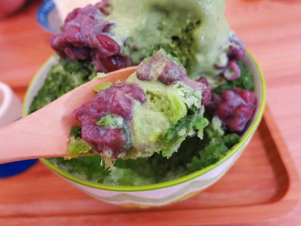 【桃園冰店】長腿食驗室-日式抹茶剉冰