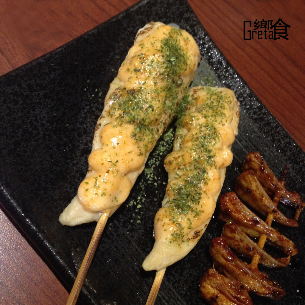 雞軟骨串燒 / 明太子雞肉串燒