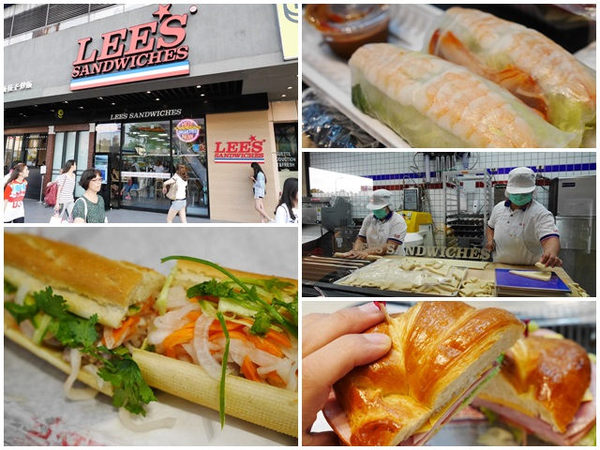 Lee's Sandwiches：台北車站 Lee's Sandwiches～酥脆爽口的法式越南三明治