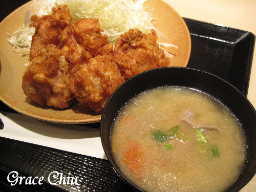 吉豚屋かつや~唐揚雞定食