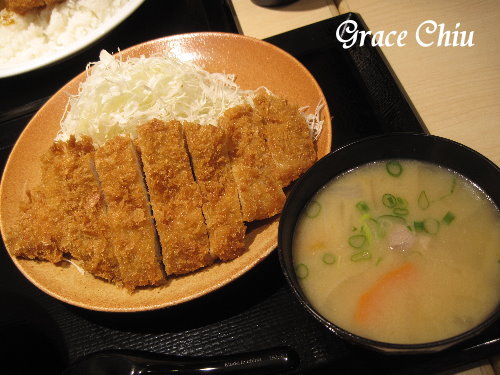 雙層里肌豬排定食