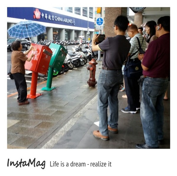 歪歪郵筒：【台北景點】爆紅的熱門朝聖拍照景點~歪腰郵筒