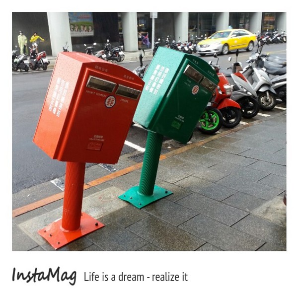 歪歪郵筒：【台北景點】爆紅的熱門朝聖拍照景點~歪腰郵筒