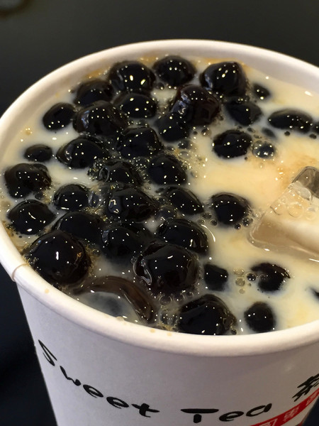 Sweet Tea 鮮奶舖 黑糖粉圓專賣店(崇德店)：[台南]就是愛喝黑糖奶 Q彈波霸萬歲!!! Sweet Tea 鮮奶舖 黑糖粉圓專賣店