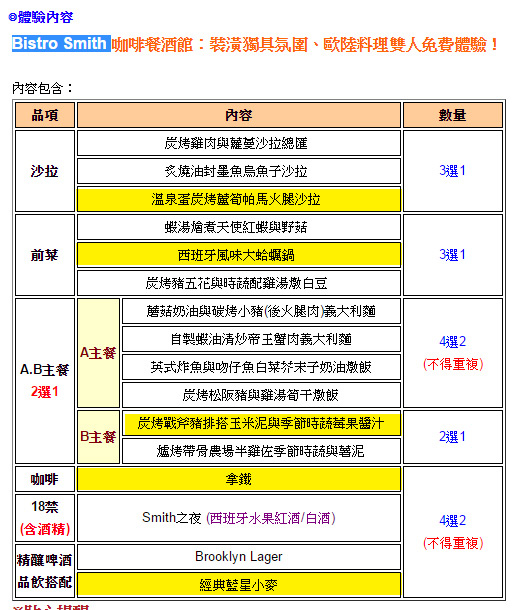 Bistro Smith 咖啡餐酒館:【口碑券 | Bistro Smith 咖啡餐酒館】台北東區食材用心 環境舒適的義式餐酒館