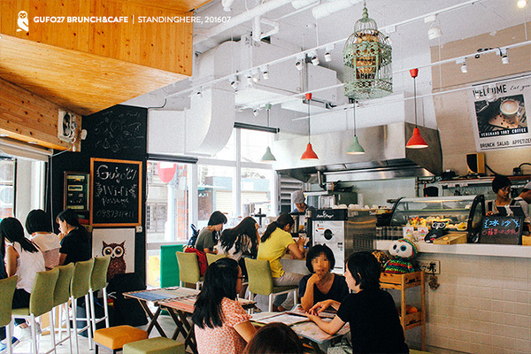GUFO27 BRUNCH&CAFE:台北_ Gufo27 Brunch&cafe, 大份量早午餐&超夢幻彩虹冰沙、瓶子蛋糕