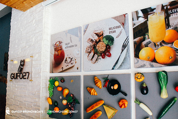 GUFO27 BRUNCH&CAFE:台北_ Gufo27 Brunch&cafe, 大份量早午餐&超夢幻彩虹冰沙、瓶子蛋糕