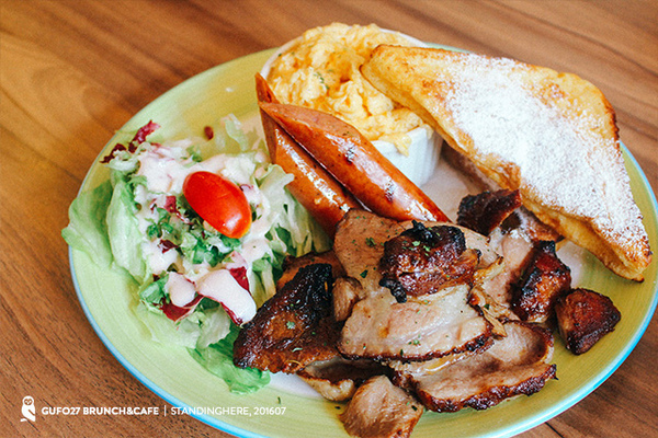 GUFO27 BRUNCH&CAFE:台北_ Gufo27 Brunch&cafe, 大份量早午餐&超夢幻彩虹冰沙、瓶子蛋糕