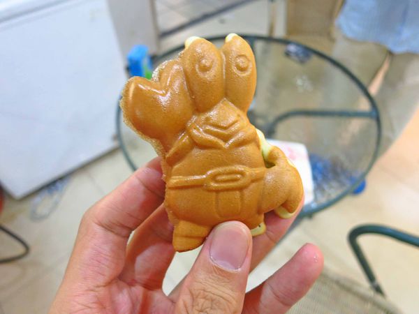 【新莊美食】福壽街鮮乳雞蛋糕-古早味爆漿雞蛋糕