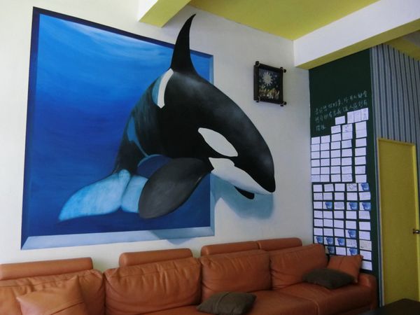 淺水藍青年旅館：[住宿] 與背包一起淺水藍-淺水藍背包客棧