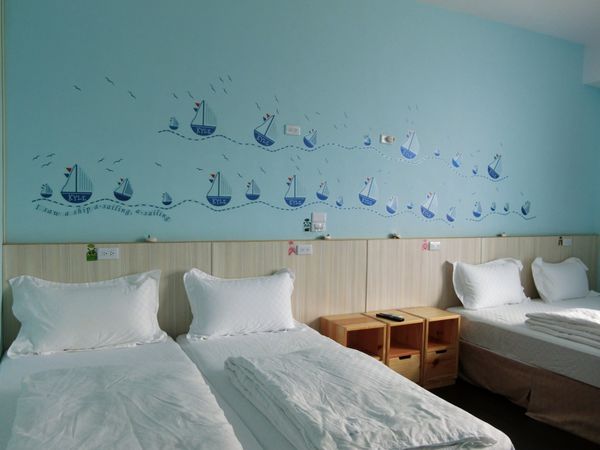 淺水藍青年旅館：[住宿] 與背包一起淺水藍-淺水藍背包客棧