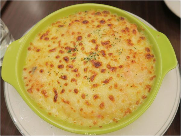 咖啡因Cafe ing:新北 咖啡因咖啡館 Café ing~超牽絲。粉紅明太子鮮蝦燉飯