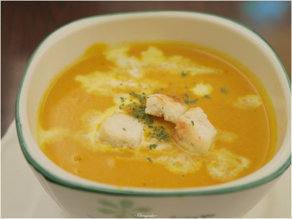 咖啡因Cafe ing:新北 咖啡因咖啡館 Café ing~超牽絲。粉紅明太子鮮蝦燉飯