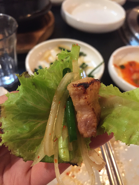 江原慶白菜(韓國烤肉)：泡菜海鮮煎餅打趴八色烤肉-[忠孝復興站]江原慶白菜韓國烤肉