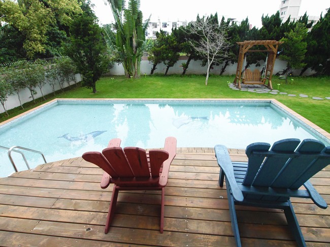 │宿。花蓮吉安│法式古典「格瀾伍德休閒民宿」私人泳池、遊戲室。沒有億萬身價也能住得起毫宅哦!