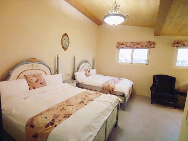 │宿。花蓮吉安│法式古典「格瀾伍德休閒民宿」私人泳池、遊戲室。沒有億萬身價也能住得起毫宅哦!