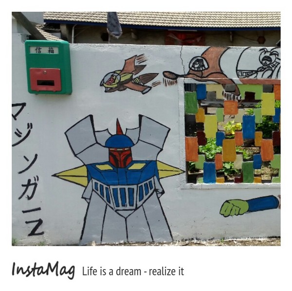 梧棲興農里彩繪村：【台中景點】明竹壇彩繪村