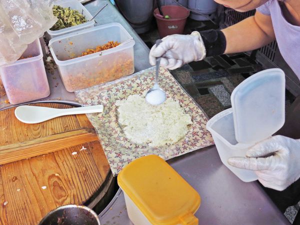 【桃園美食】大業路早餐飯糰-誰說飯糰一定要是鹹的?
