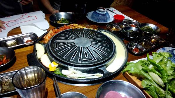 滋滋咕嚕 쩝쩝꿀꺽 韓式烤肉專門店:【台北大安.燒肉 】滋滋咕嚕韓式烤肉專門店 ☆ 必點護心肉豬肉拼盤