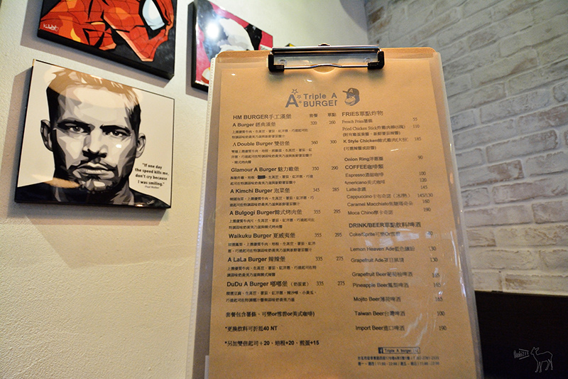 台北東區韓式烤肉泡菜堡:Triple A Burger 韓國來台,供應WIFI插座無服務費,捷運忠孝敦化站餐廳