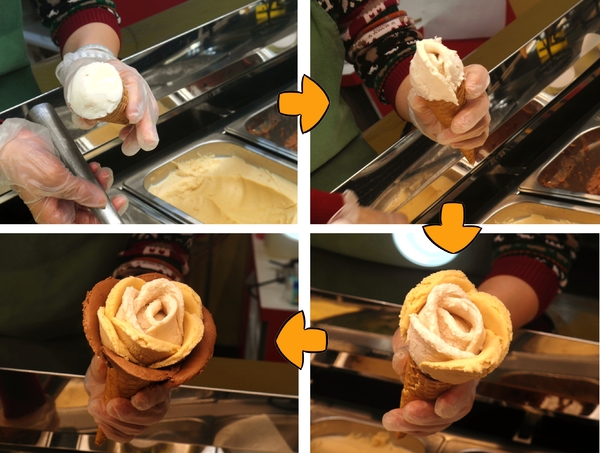 布達佩斯冰淇淋:〖台中│美食〗布達佩斯冰淇淋 ❤ 史上最美的冰淇淋!!堅持使用新鮮水果與百分百純鮮奶手工製作,再遠也要回訪的玫瑰花冰淇淋!!