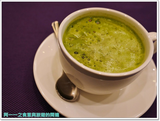 Purple宇治抹茶專賣:台中綠園道 PURPLE抹茶沙龍 時尚貴婦下午茶~鹹的抹茶料理一樣讚