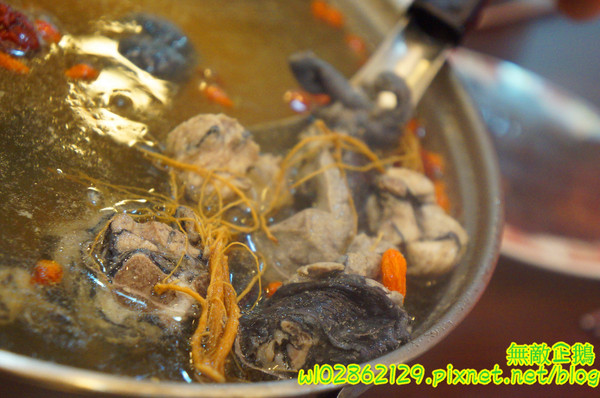 食紳枸尾雞：【台南-北區】養生x雞火鍋...豬油麵線/埔里香菇/鴕鳥肉/無基改豆腐《食紳枸尾雞》