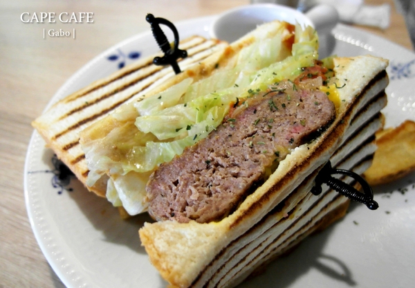 開普3號店:【台南||東區】開普三號店。早午餐&下午茶,厚實手工漢堡排 ♥