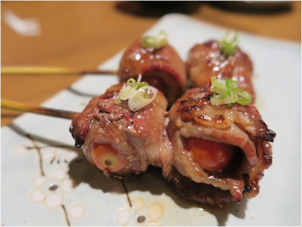 老八風居酒料理(敦南店):台北 捷運忠孝敦化站 老八風居酒料理~牛肉捲Mix大顆番茄也很對味