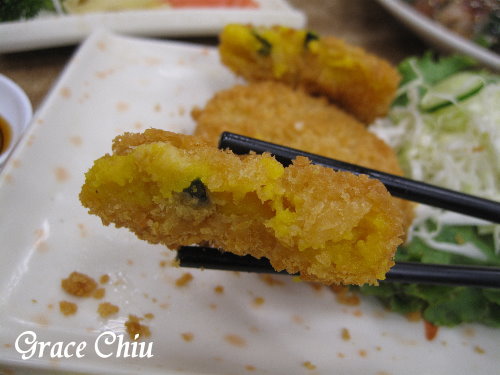 南瓜可樂餅 美觀園 台北城老舖 西門町日本料理 台北老店