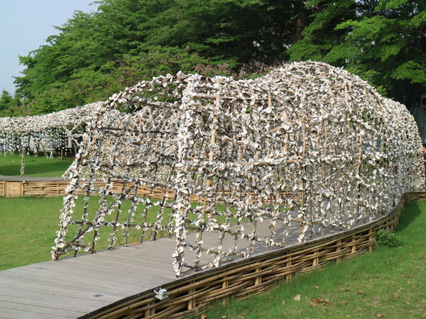 聚竹蚵地景藝術:【高雄旅遊】讓愛與祝福