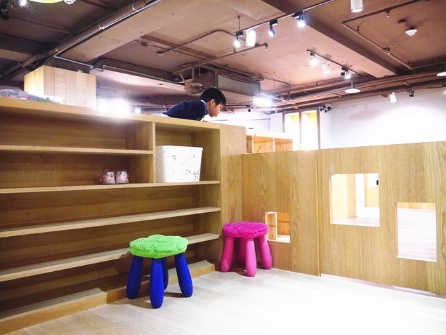 │台北。松山│123FUN親子聚會空間。高質感全原木打造遊戲王國