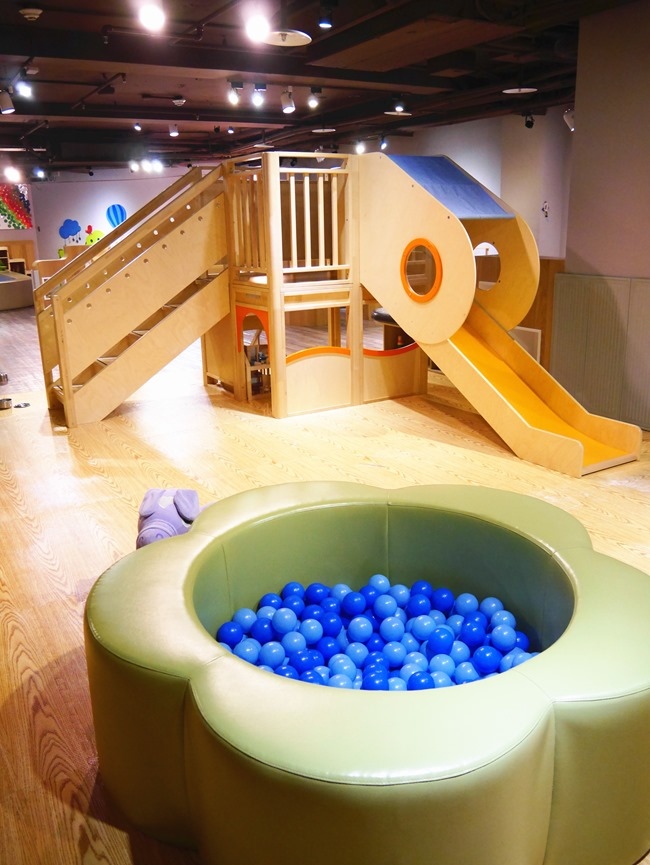 │台北。松山│123FUN親子聚會空間。高質感全原木打造遊戲王國