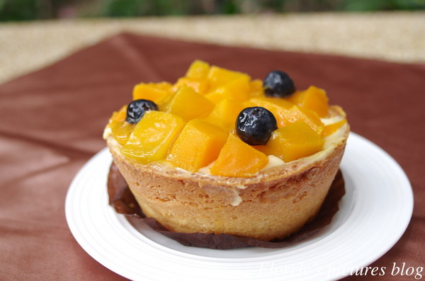好咖 Howcup CURRY CAFE'：桃園中壢區美食~好咖 Howcup CURRY CAFE'~份量十足的芒果塔！