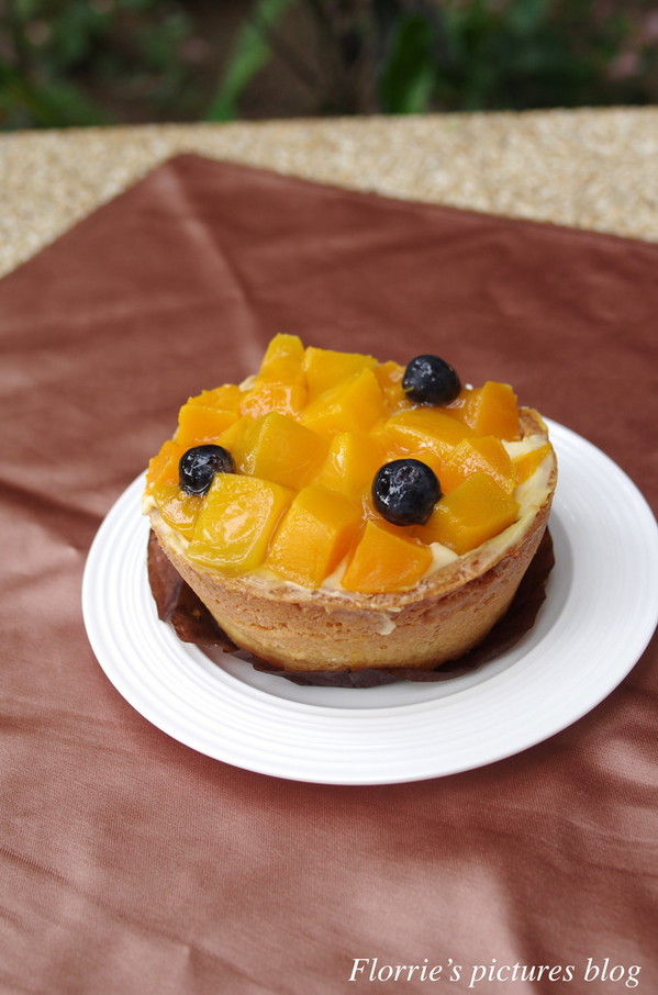好咖 Howcup CURRY CAFE'：桃園中壢區美食~好咖 Howcup CURRY CAFE'~份量十足的芒果塔！