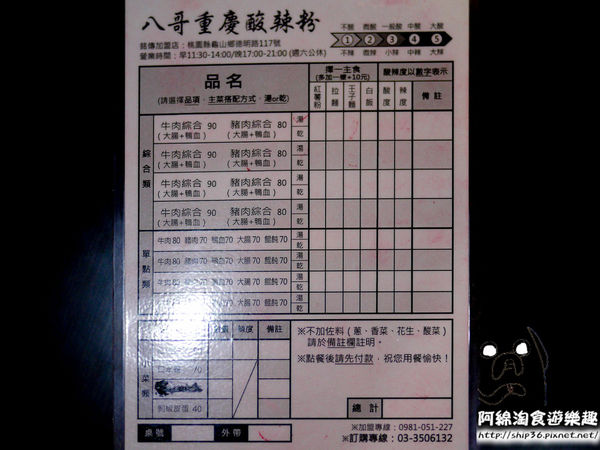 【桃園小吃】八哥重慶酸辣粉 銘傳店．酸辣粉/銘傳美食