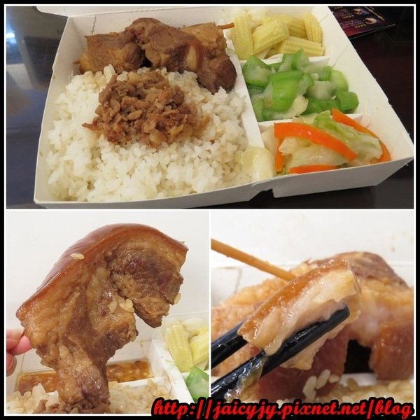 合家香：【嘉義美食】【合家香軟骨飯】CP值極高比臉還大的古早味魯雞腿便當